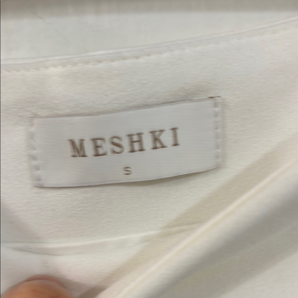 Meshki Elegant White Maxi Skirt - Picture 7 of 10